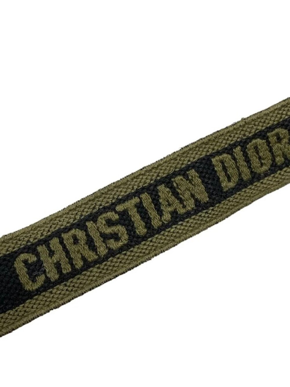 DIOR/ChristianDior Diorcamp - Khaki Black Jacquard Shoulder Bag - Picture 9 of 15
